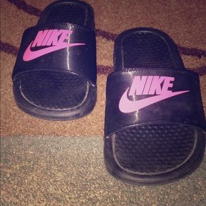 Nike slides/slippers.